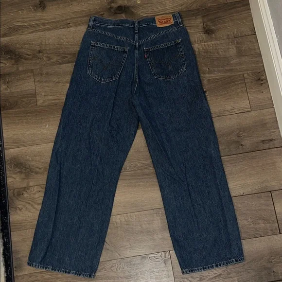 Levi's Dark Blue High Rise Jeans - Picture 4 of 5